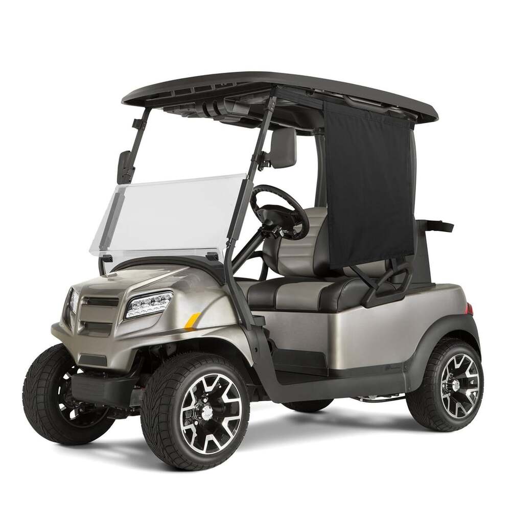 Universal Golf Cart Enclosure Curtain Panels Black